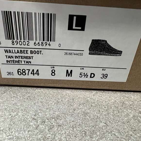 Clarks Wallabee Boot Ankle Boots Women's Size 8 M Tan NEW MSRP $170 Fur Accent - Picture 2 of 10